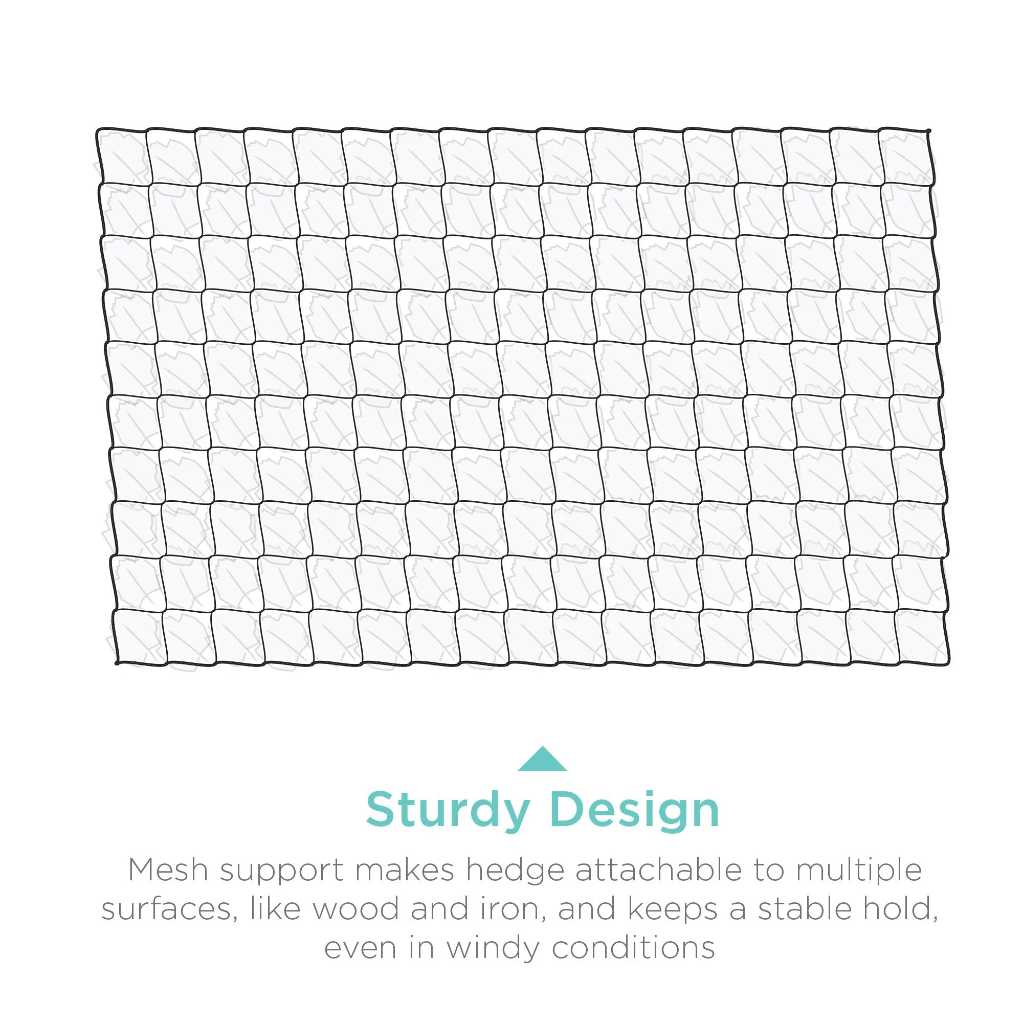 Outdoor Faux Ivy Privacy Screen Fence